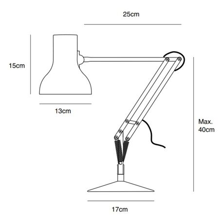 Anglepoise Schreibtischlampe Mini 75 von Anglepoise