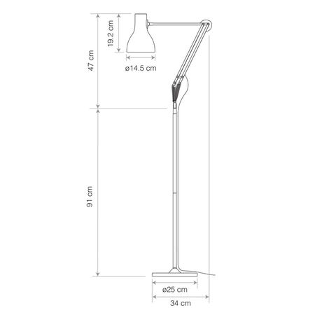 Anglepoise Stehleuchte 75 von Anglepoise 