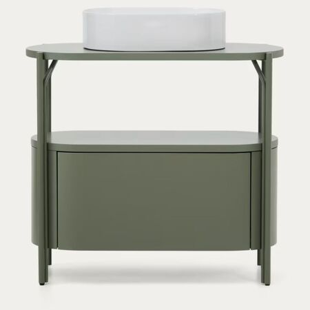 Kave_Home_Badezimmermöbel_Arely_90_Dunkelgrun_B00005WM19