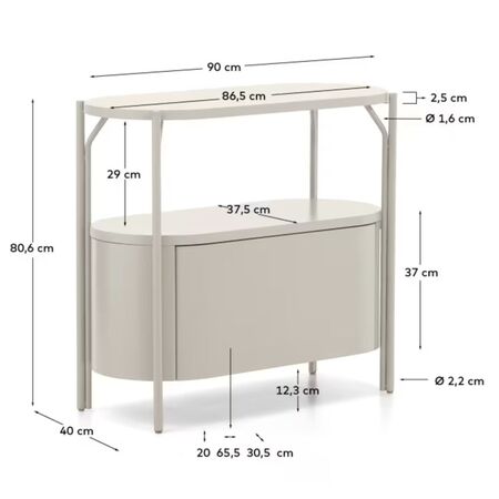 Kave_Home_Badezimmermöbel_Arely_90_Beige_B00005WM12_Details