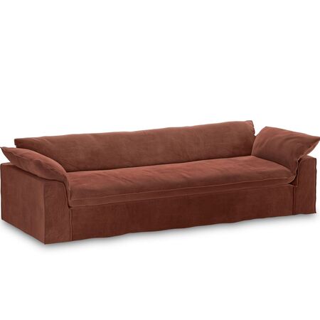 HK Living 4-Sitzer Sofa Nomad von HK Living Royal Velvet, Magnolia