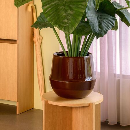 Hübsch  Vibe Töpfe im 2er Set von Hübsch Braun