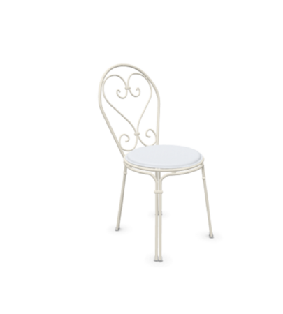 EMU Stuhl Pigalle - 23 Weiss-700/10 Hellblau