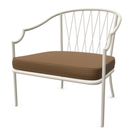 Emu Como Loungesessel-1204-23 Weiss-1204-900-07 Havannabraun