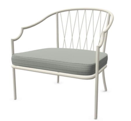 Emu Como Loungesessel-1204-23 Weiss-1204-900-09 Salbeigrun