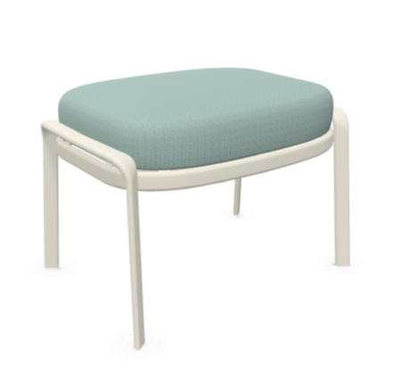 Emu Carousel Sitzpouf - 23 Mattweiß - 600/27 Himbeerrot