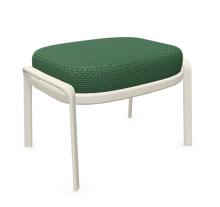 Emu Carousel Sitzpouf - 23 Mattweiß - 900/16 Absinthgrün