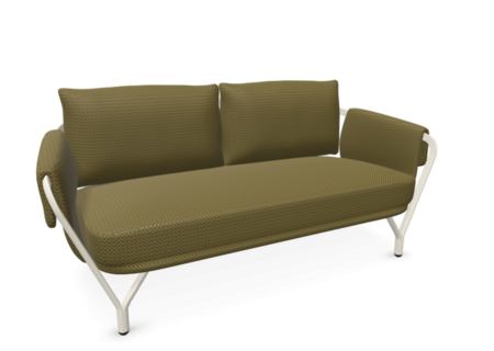 EMU 9046 Angel - 2-Sitzer Sofa - 23 Weiss - 600/09 Khaki