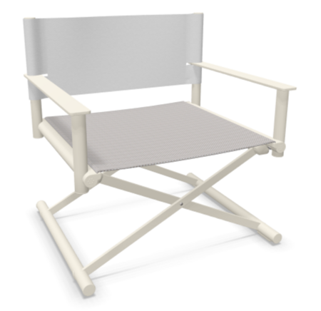 EMU 0721 Terra - Armlehnstuhl - Weiss/Weiss/Weiss-Grau 300/65