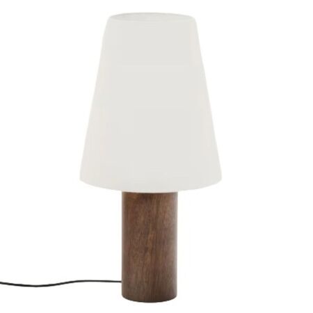 Kave_Home_Tischlampe_Marga_Dunkelbraun_Gummibaumholz