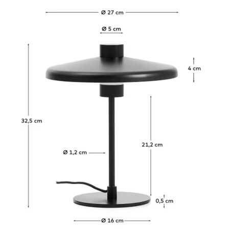 Kave_Home_Tischlampe_Nuvira_Schwarz