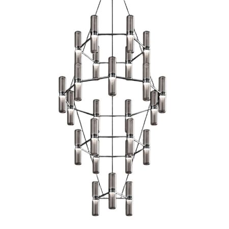 Artemide Pendelleuchte Zephyr Chandelier von Artemide  Schwarz