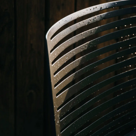 Fast Zebra Knit Stuhl - Eisen Grau