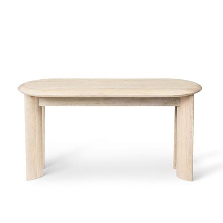 Ferm Living Sitzbank Bevel Bench von ferm living Weiss gebeizte Eiche