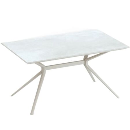 Fast Moai Outdoor Tisch Stein Rechteckig - Haselnussbraun-Weiss