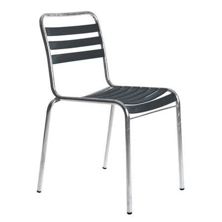 Manufakt Tisch Ø 80 cm mit 2 Stühlen Modell 10 Set Angebot von Bättig  Anthrazitgrau 7016