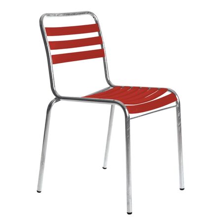 Manufakt Tisch Ø 80 cm mit 2 Stühlen Modell 10 Set Angebot von Bättig  Rot RAL 3000