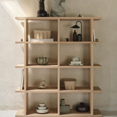 Ferm Living Bücherregal Kona von Ferm Living Oak lacquered