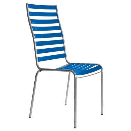 Manufakt Stuhlmodell 14/Hochlehner von Bättig  Blau - RAL 5005