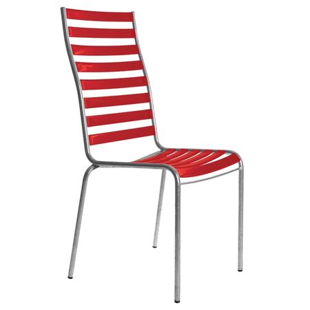 Manufakt Stuhlmodell 14/Hochlehner von Bättig  Rot - RAL 3000