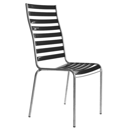 Manufakt Stuhlmodell 14/Hochlehner von Bättig  Schwarz - RAL 9017