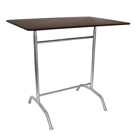 Manufakt Bättig Stehtisch Rechteckig 120 x 70 cm, NCS S 7005-Y80R Schlammgrau