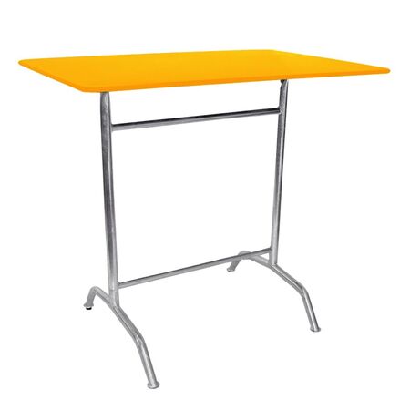 Manufakt Bättig Stehtisch Rechteckig 120 x 70 cm, RAL 1023 Gelb