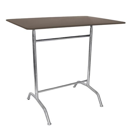 Manufakt Bättig Stehtisch Rechteckig 120 x 70 cm, RAL 7006 Beigegrau
