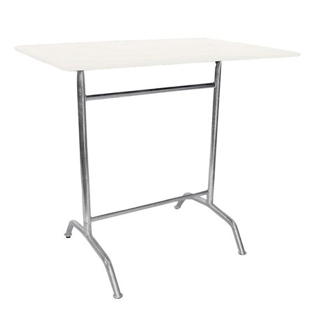 Manufakt Bättig Stehtisch Rechteckig 120 x 70 cm, RAL 9016 Verkehrsweiss