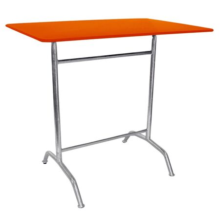Manufakt Bättig Stehtisch Rechteckig 120 x 80 cm, RAL 2009 Orange