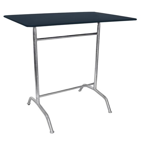 Manufakt Bättig Stehtisch Rechteckig 120 x 80 cm, RAL 5008 Graublau