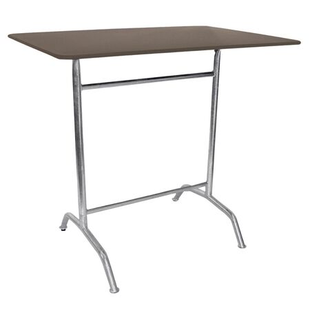 Manufakt Bättig Stehtisch Rechteckig 120 x 80 cm, RAL 7006 Beigegrau