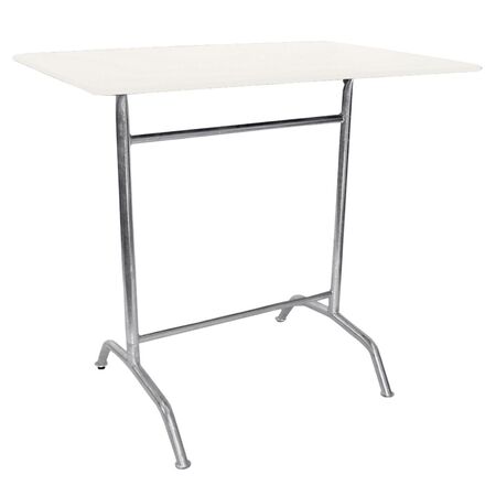 Manufakt Bättig Stehtisch Rechteckig 120 x 80 cm, RAL 9016 Verkehrsweiss