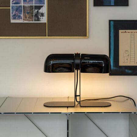 Santa & Cole Tischleuchte Duo von Santa & Cole Undurchsichtiges Schwarz-4