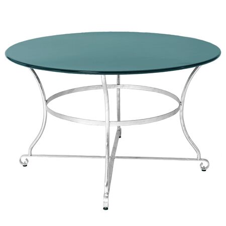 Manufakt Klassik Tisch D 100 cm. BO 1900 von Bättig Blaugrau - NCS S 4020-B10G, Ø: 100 cm