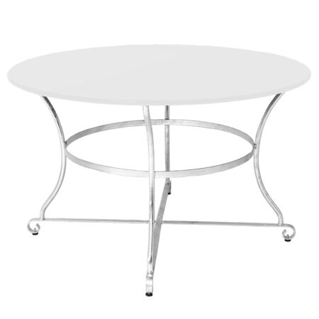 Manufakt Klassik Tisch D 100 cm. BO 1900 von Bättig Verkehrsweiss - RAL 9016, Ø: 100 cm