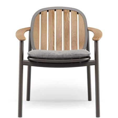  Twins Armlehnstuhl Alu-Teak von EMU