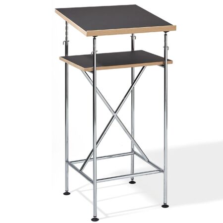 Richard Lampert  Milla Stehpult Tischplatten von Richard Lampert Linoleum Charcoal 4166, B und T: 60 - 45 cm