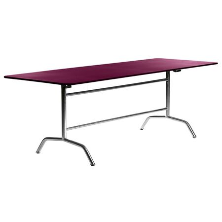 Manufakt Tisch Rechteckig 120x70 von Bättig  Bordeauxviolett 