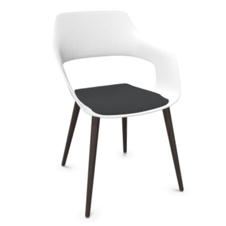 Wilkhahn Bürostuhl Occo 222/21 von Wilkhahn Weiss, Anthrazit 01, Eiche graphit gebeizt