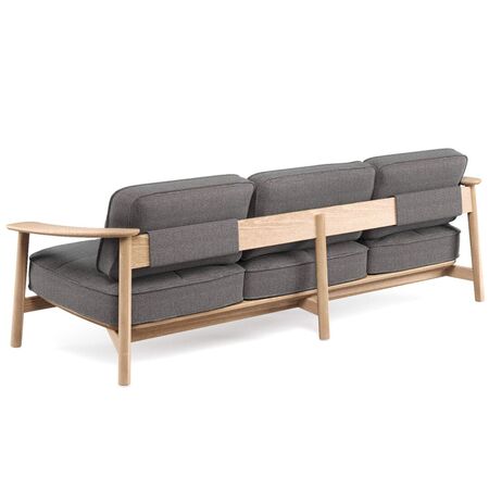 Twins Sofa 3-Sitzer -Teakholz von Emu