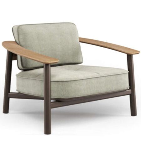 Twins Sofa 1-Sitzer -Teakholz von Emu