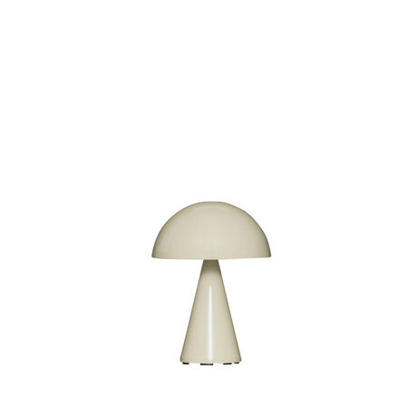 Hübsch  Tragbare Tischleuchte Mush von Hübsch Sandfarben