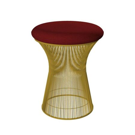 Knoll International Hocker Platner von Knoll International   Tonus 207T Dark Copper, 18k Gold überzogen