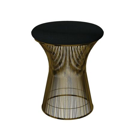 Knoll International Hocker Platner von Knoll International   Tonus 128T Black, Metallische Bronze