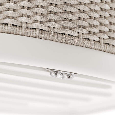 Emu Carousel Sofa 2-Sitzer - Weiss - Elfenbein Melange