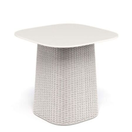 Emu Carousel Tisch quadratisch niedriger - 23 Weiss - Elfenbein Melange