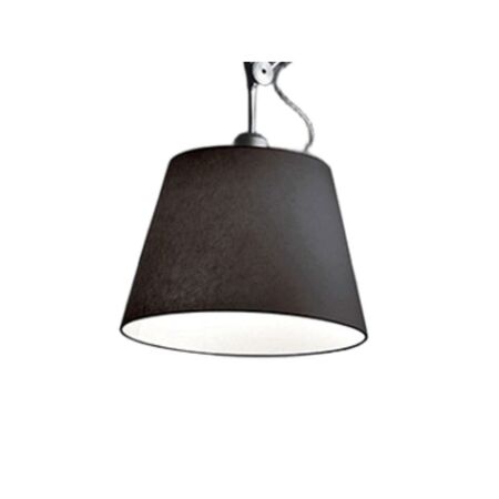 Artemide Body Tolomeo Mega von Artemide  Hellrosa RAL 3015, Weiss / Weiss, Schirm aus Pergamentpapier