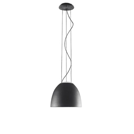 Artemide Pendelleuchte Nur Mini LED von Artemide  Hellrosa RAL 3015, Weiss / Weiss, inkl. LED, Anthrazit - grau