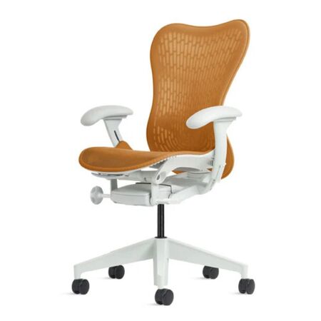 Herman CPH Bürostuhl Mirra 2 von Herman Miller Ochre, Alpine